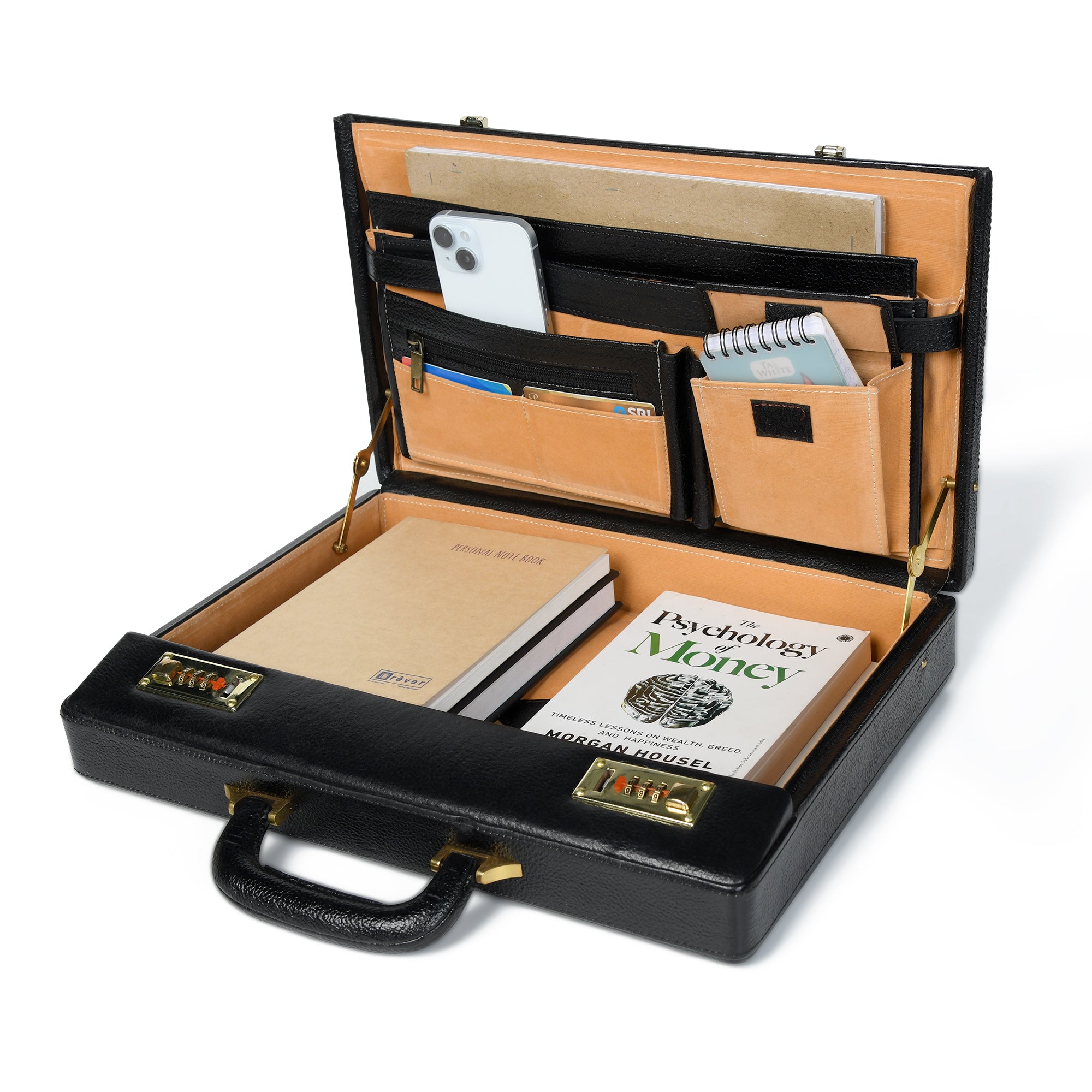 Black Office Suitcase Briefcase thumbnail 3