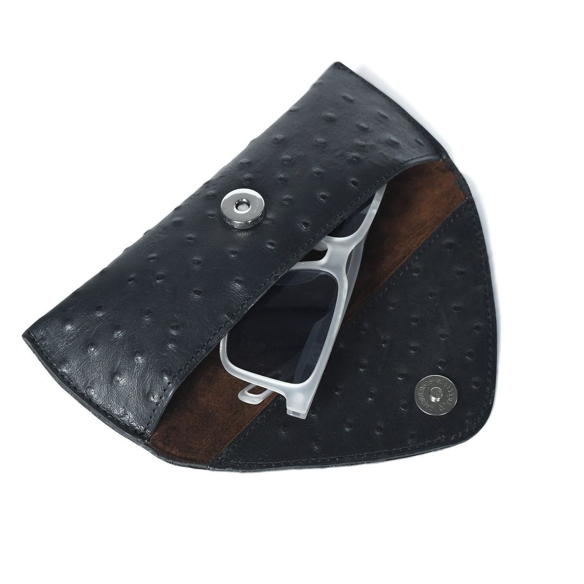 Black Pebble Textured Sunglass Case thumbnail 5
