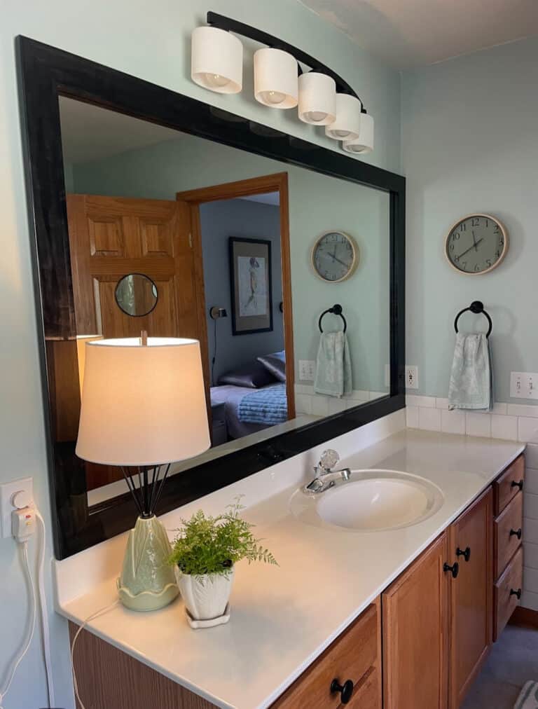 Black Smoke Mirror Frame