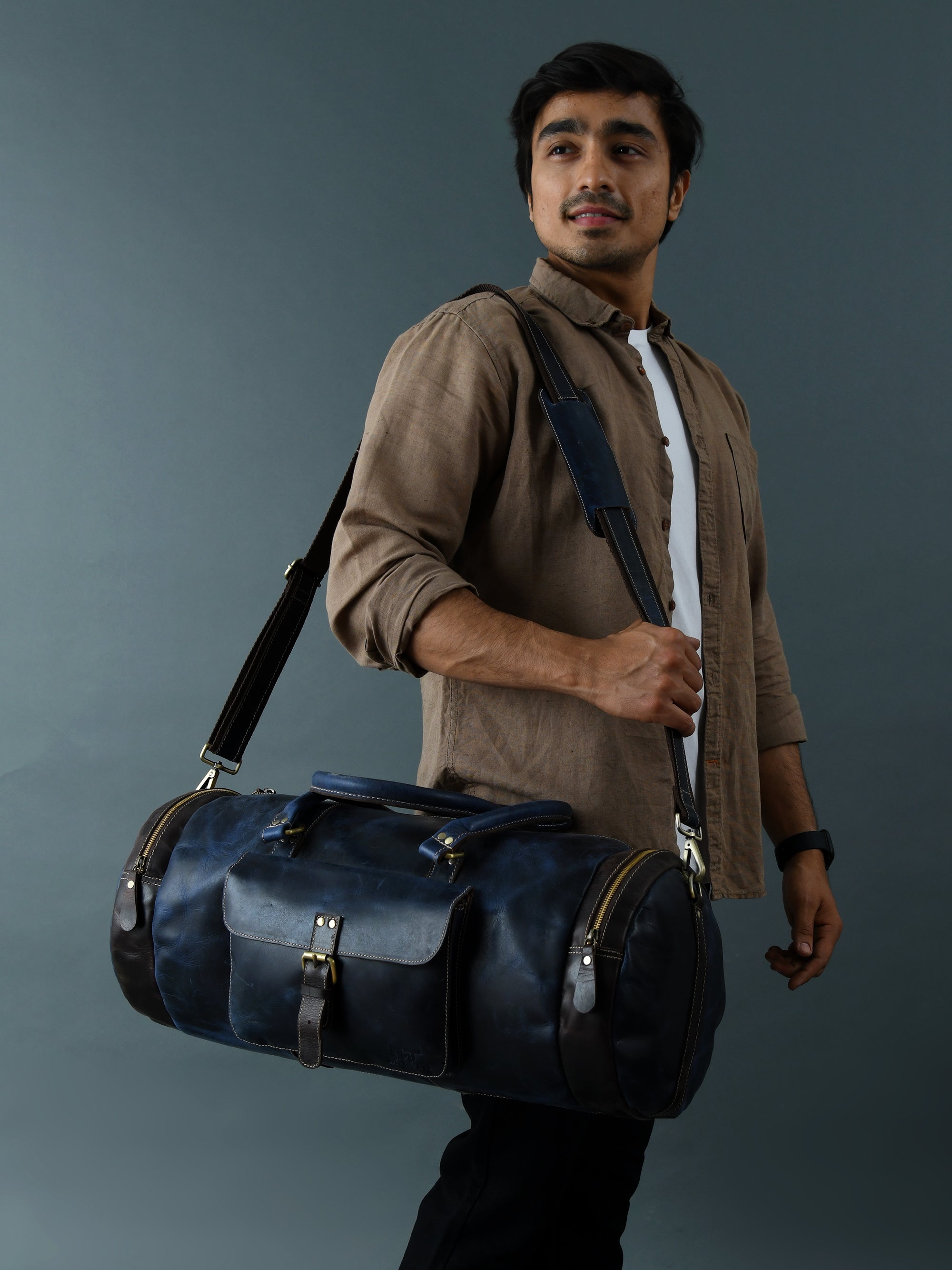 Blue Premium Duffle thumbnail 5