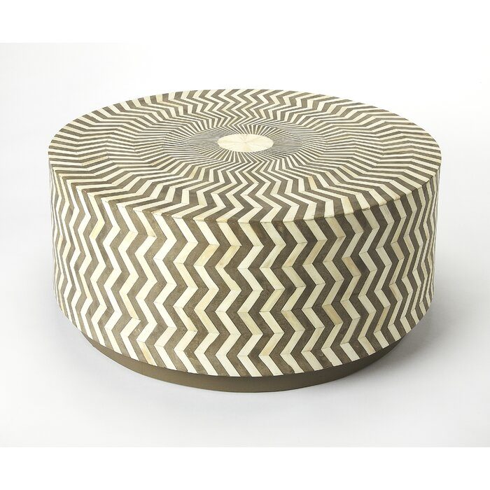 Bone Inlay Coffee Table