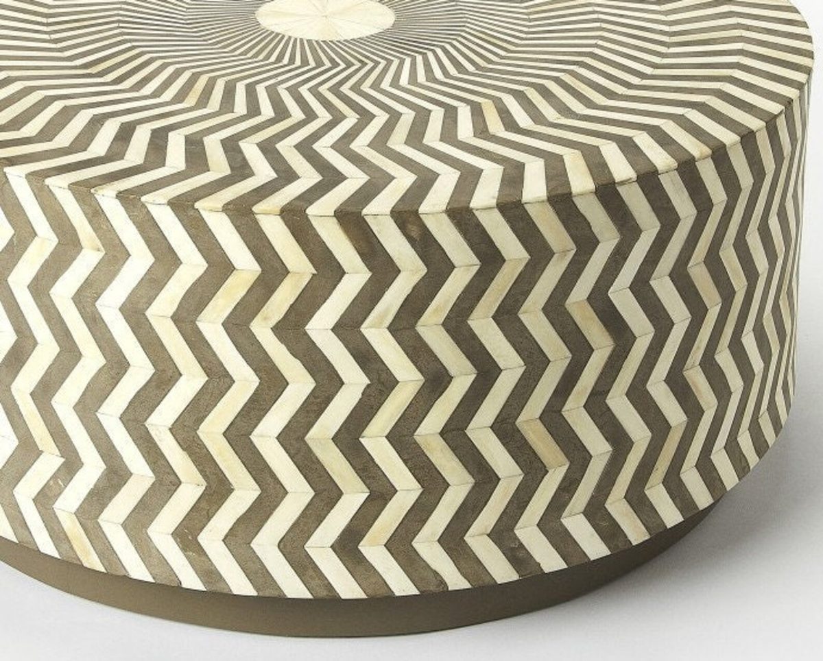 Bone Inlay Coffee Table thumbnail 3