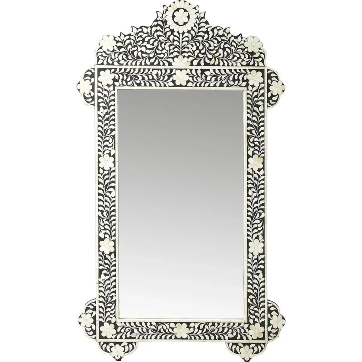 Bone Inlay Vertical Wall Mirror thumbnail 4