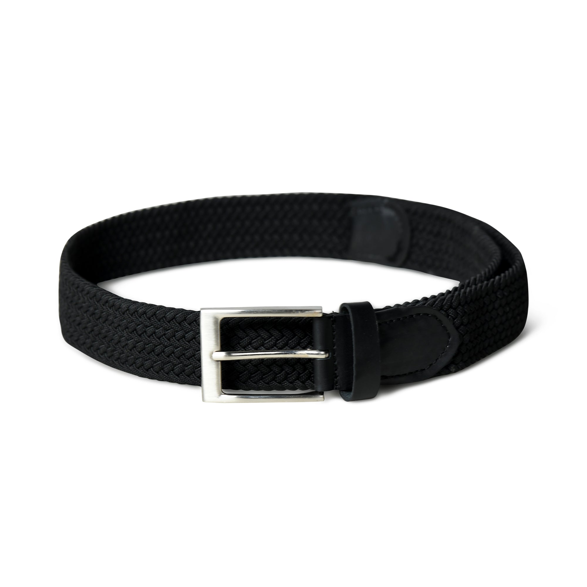 Braided Black Canvas Belt thumbnail 4