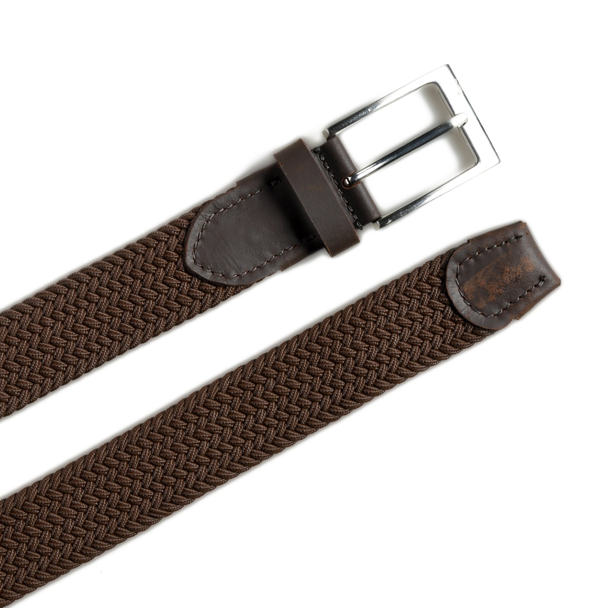 Braided Brown Canvas Belt thumbnail 13