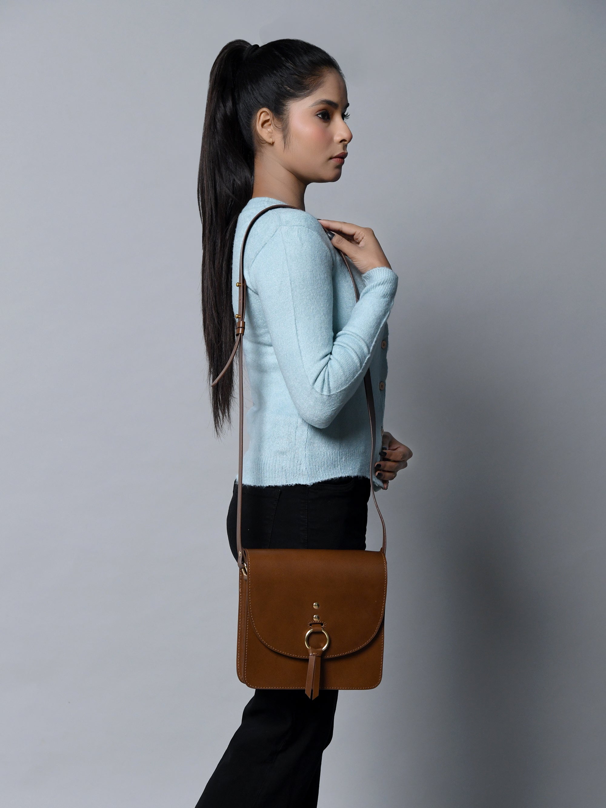 Brown Elegance Crossbody Sling Bag thumbnail 10
