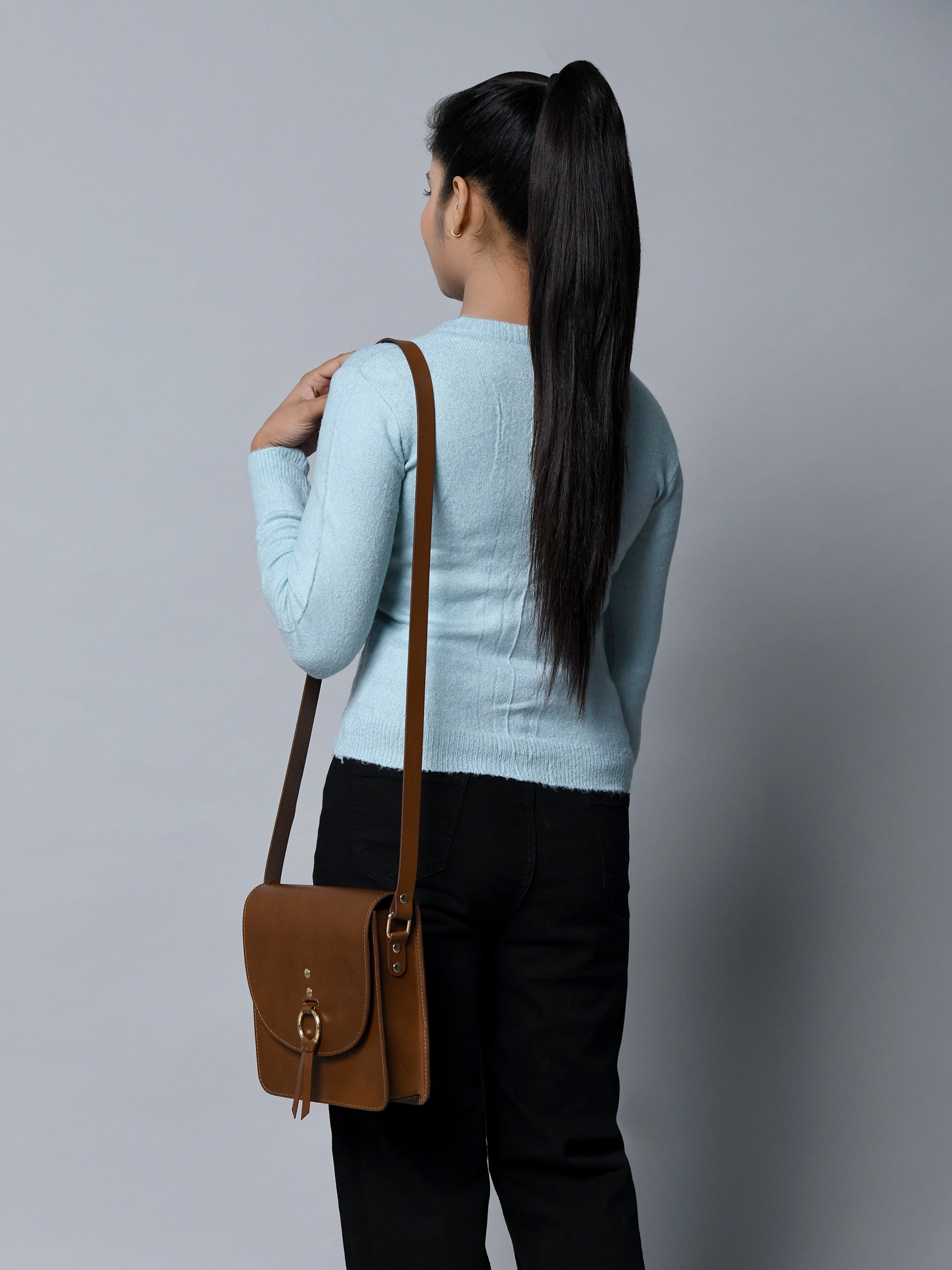 Brown Elegance Crossbody Sling Bag thumbnail 11