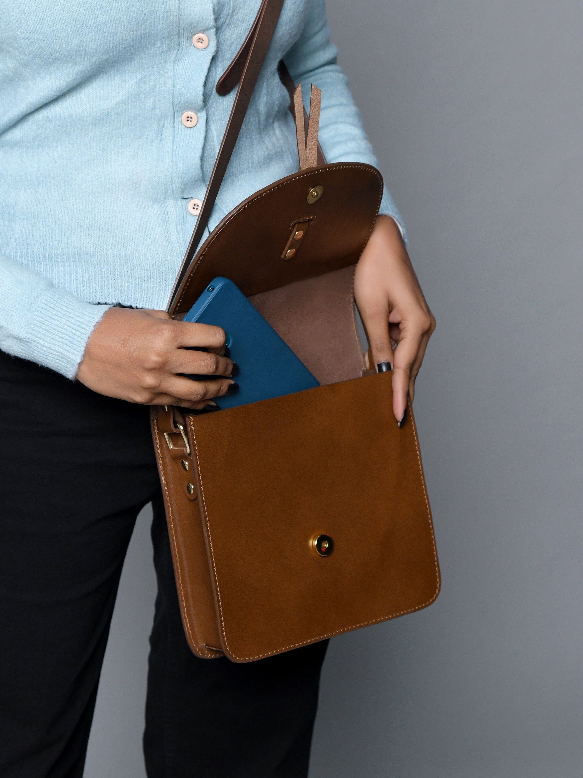 Brown Elegance Crossbody Sling Bag thumbnail 7