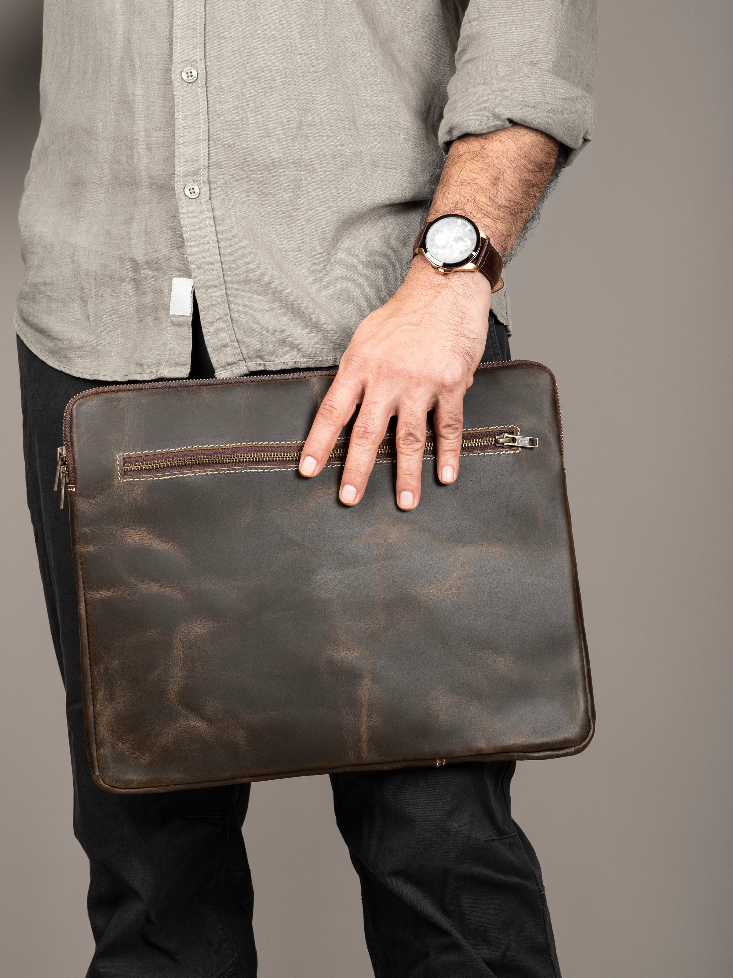 Brown Laptop Sleeve thumbnail 14