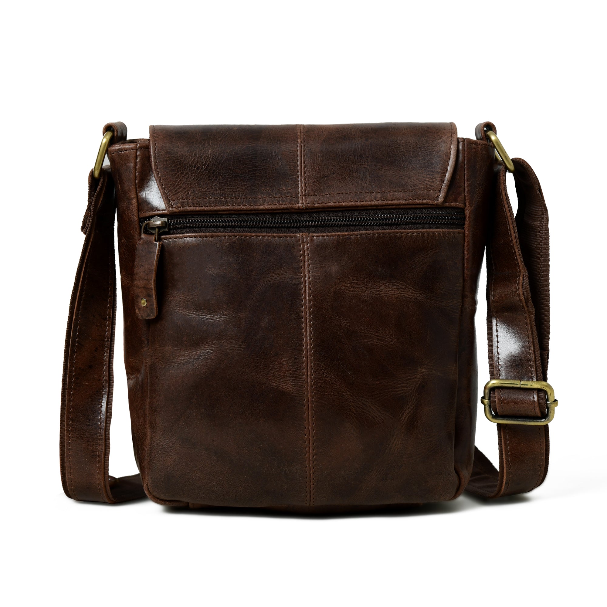 Brown Leather Crossbody Bag thumbnail 7