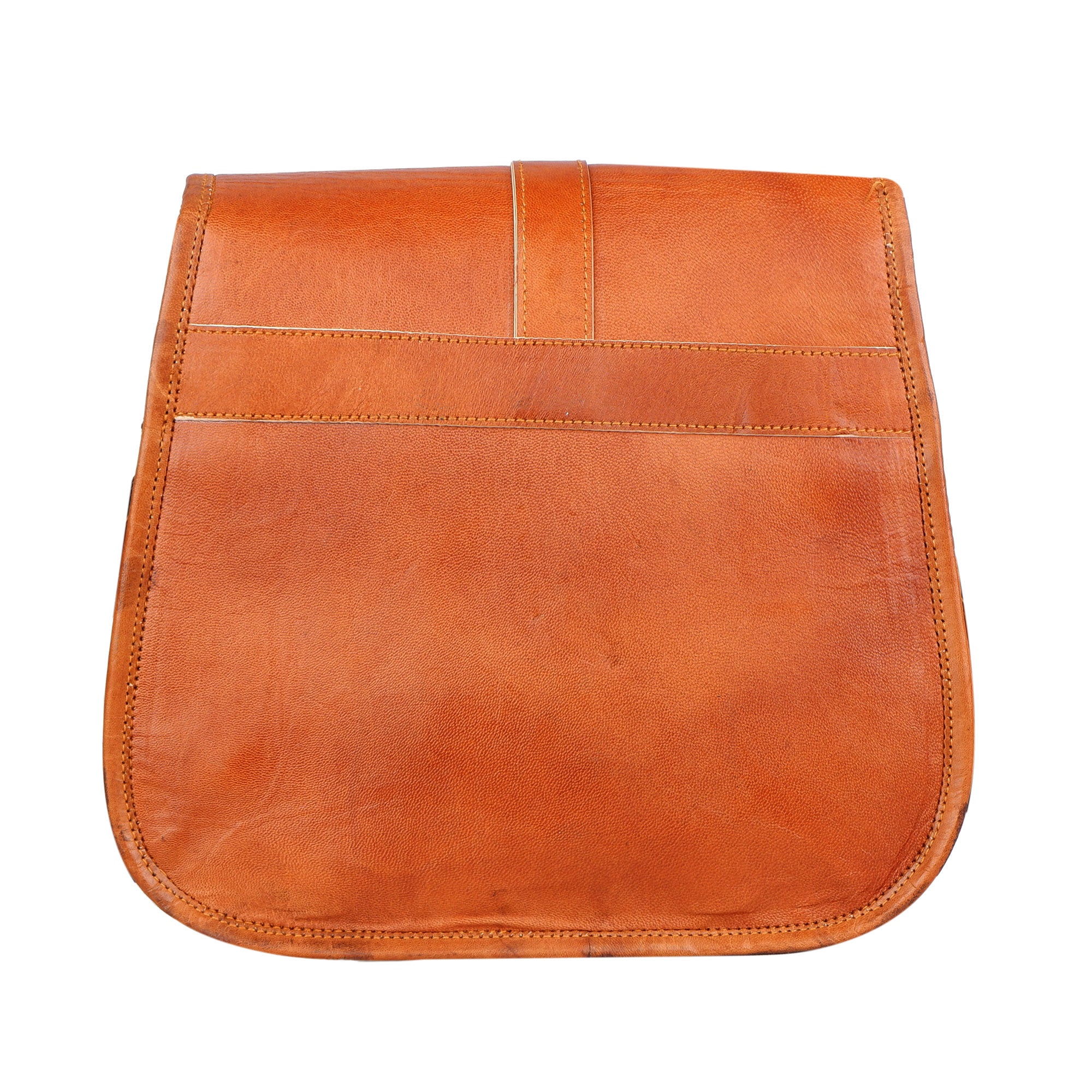 Brown Leather Crossbody Satchel For Women thumbnail 5