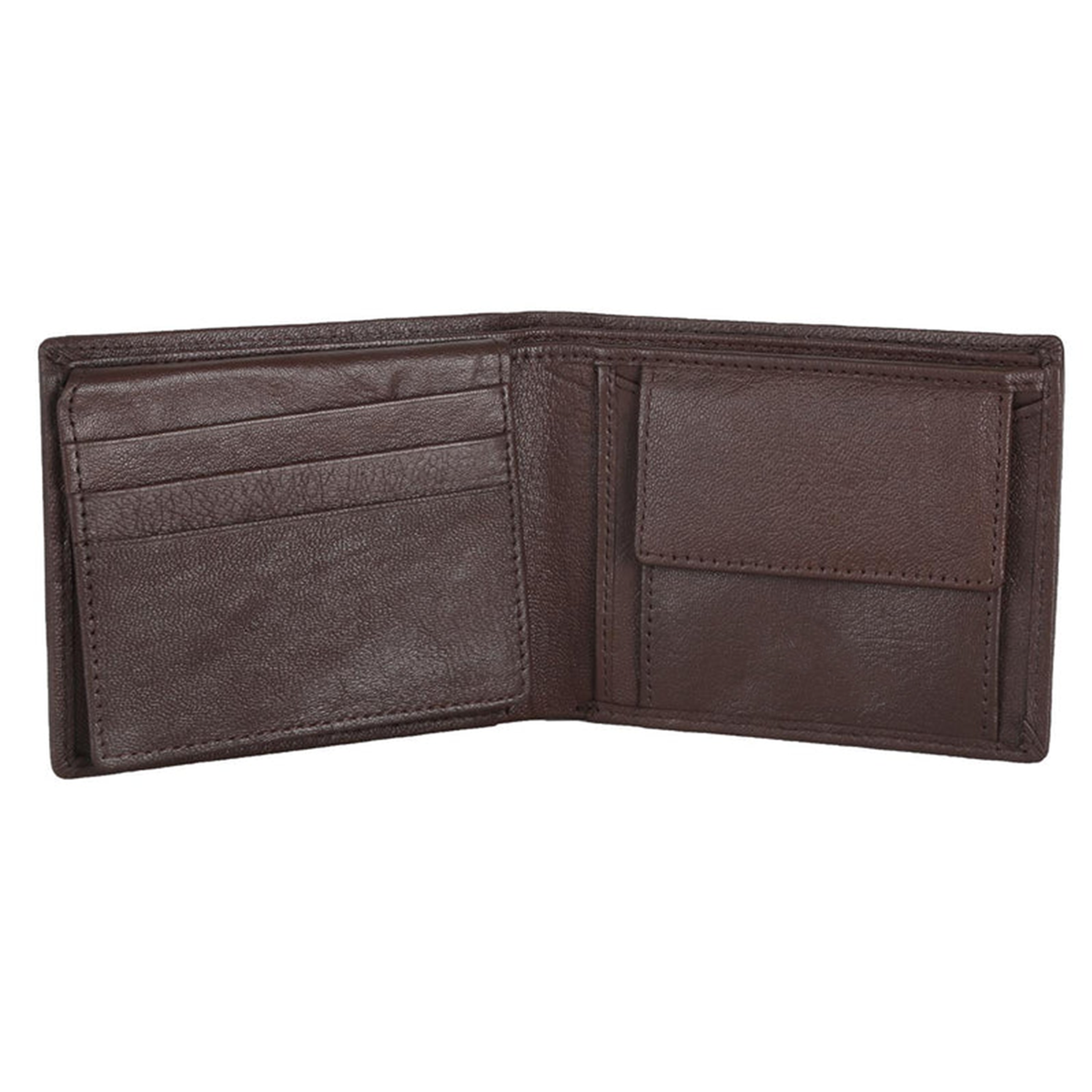 Mens Wallet Buff Dark Brown thumbnail 2