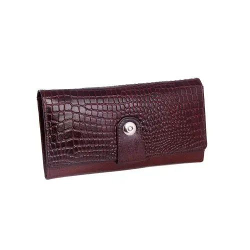 IndiFash buffalo dark brown Clutch