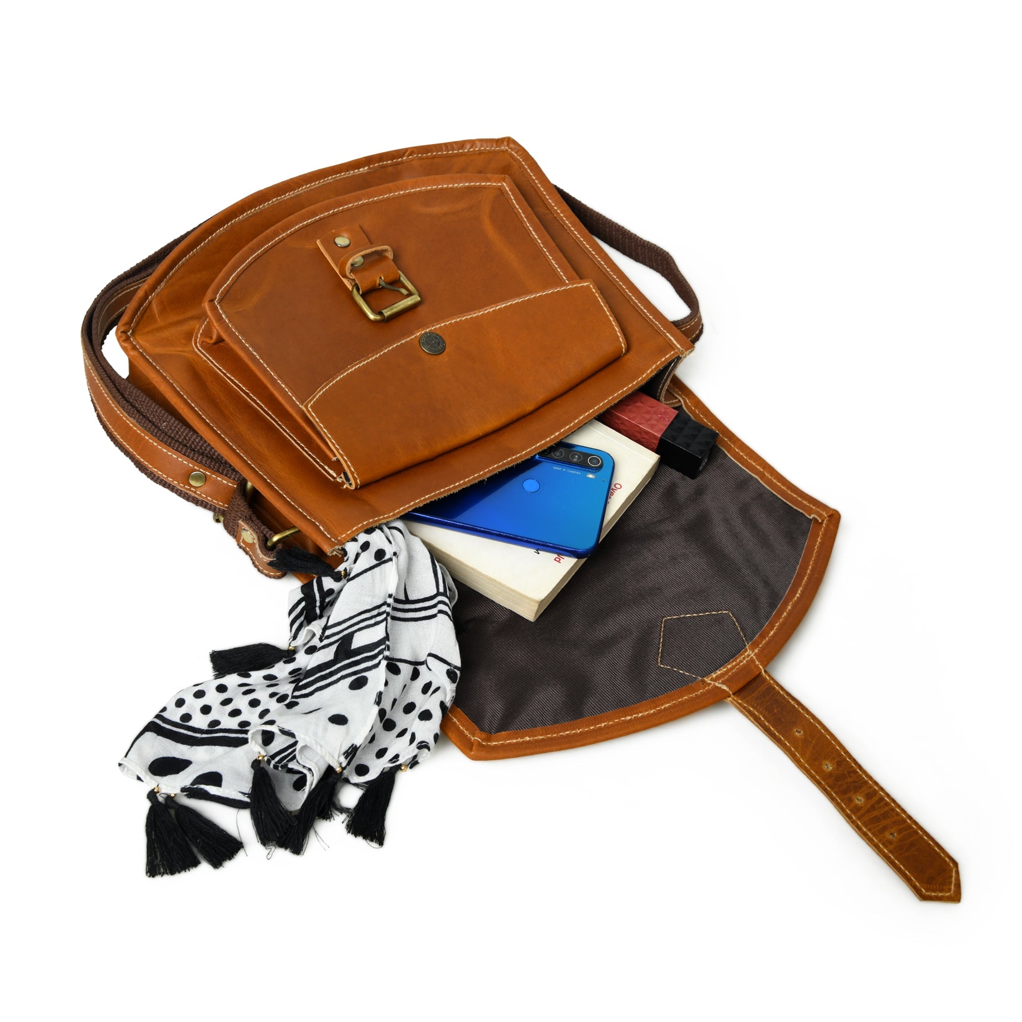 Buffalo Leather Crossbody Bag thumbnail 3