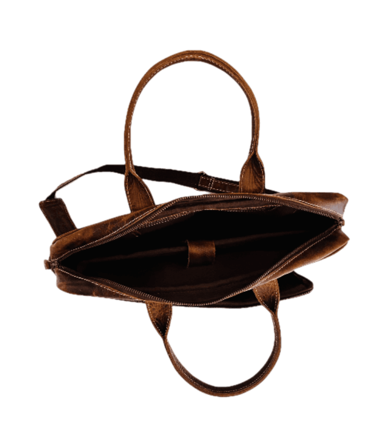 Buffalo Leather Laptop Bag thumbnail 3
