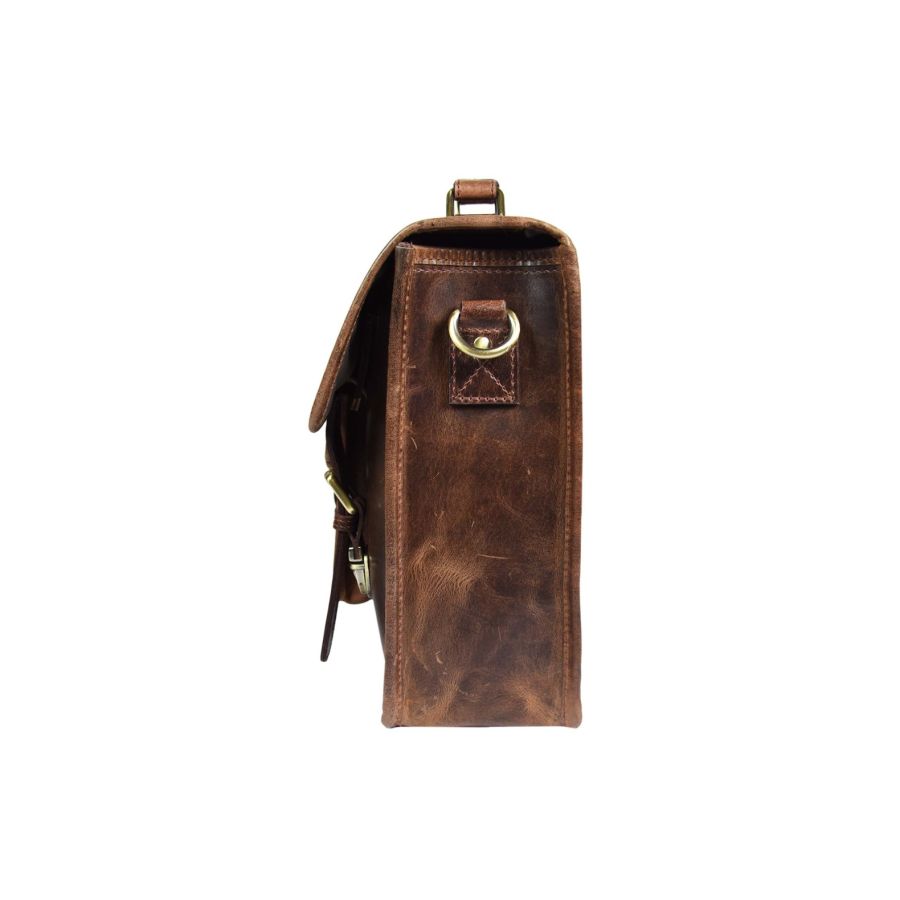 Buffalo Leather Laptop Bag thumbnail 5