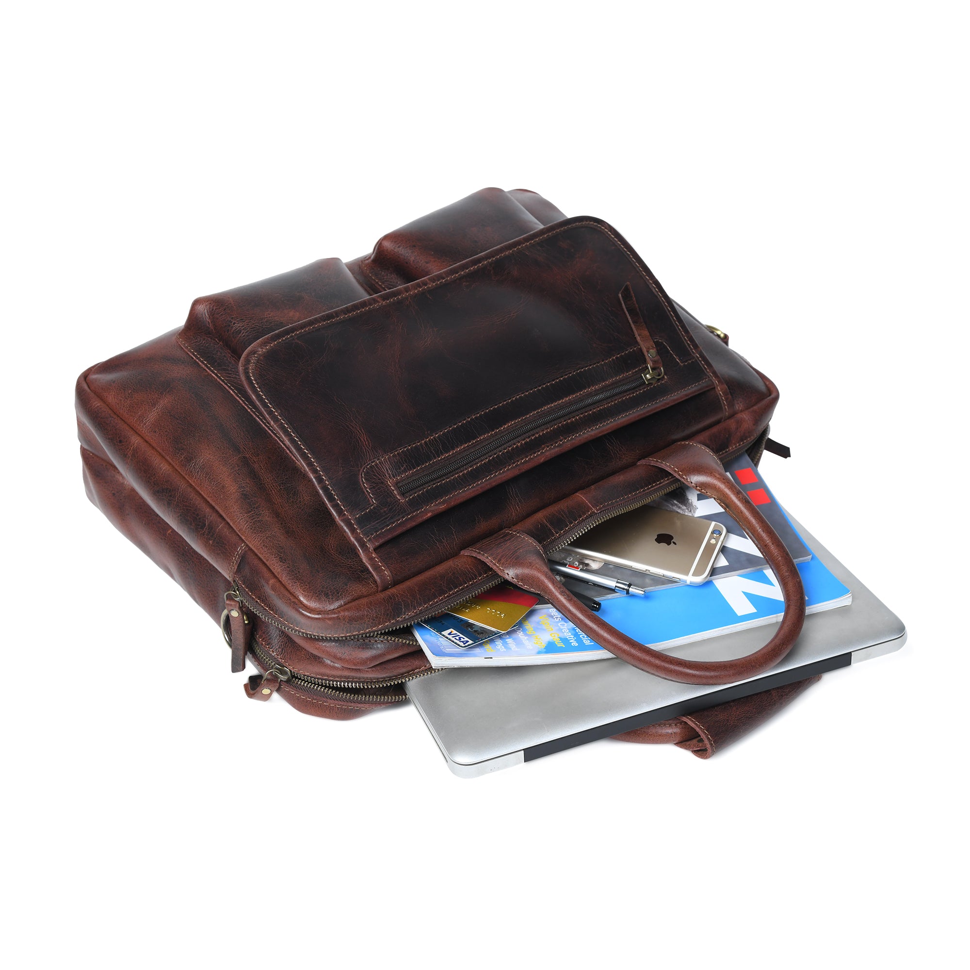 Buffalo Leather Pilot Bag thumbnail 5