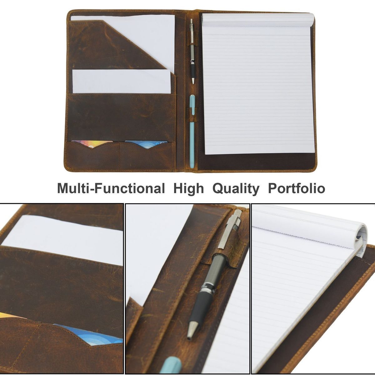 The Organizer - Leather Portfolio thumbnail 5