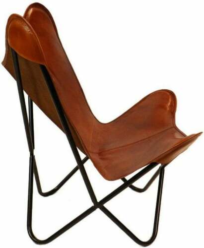 Butterfly Chair Brown chair Buffalo leather thumbnail 6