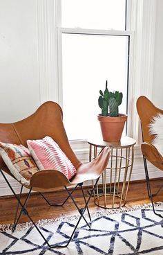 Butterfly Chair Buffalo leather thumbnail 4