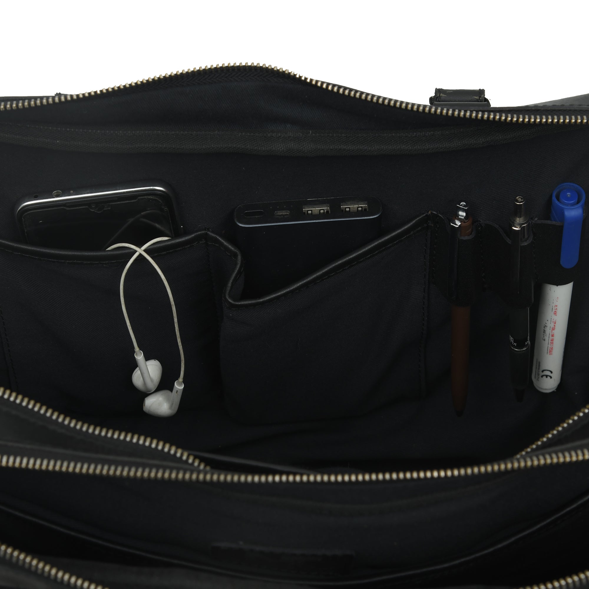 Dixon Buffalo Briefcase - Black thumbnail 11