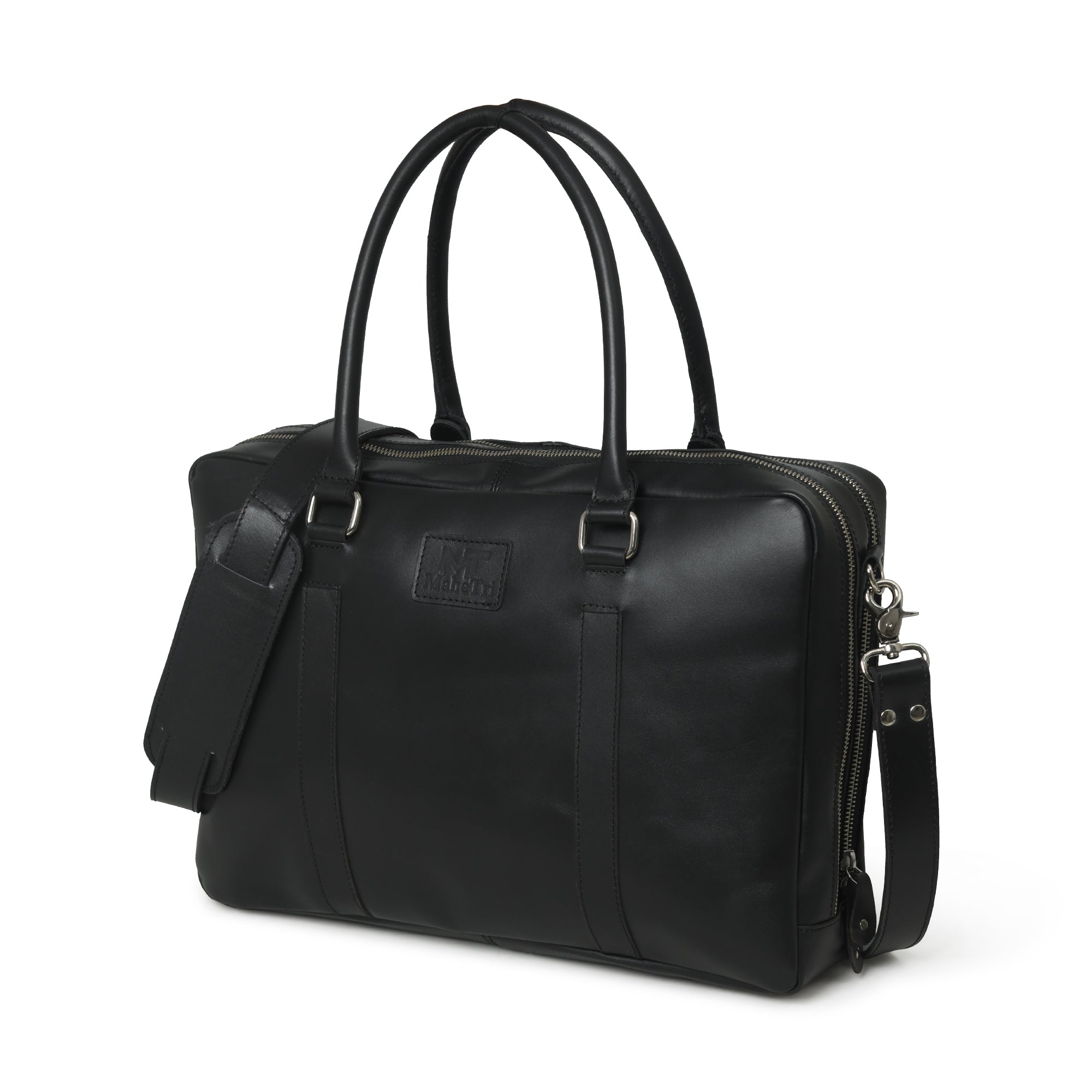 Dixon Buffalo Briefcase - Black thumbnail 3
