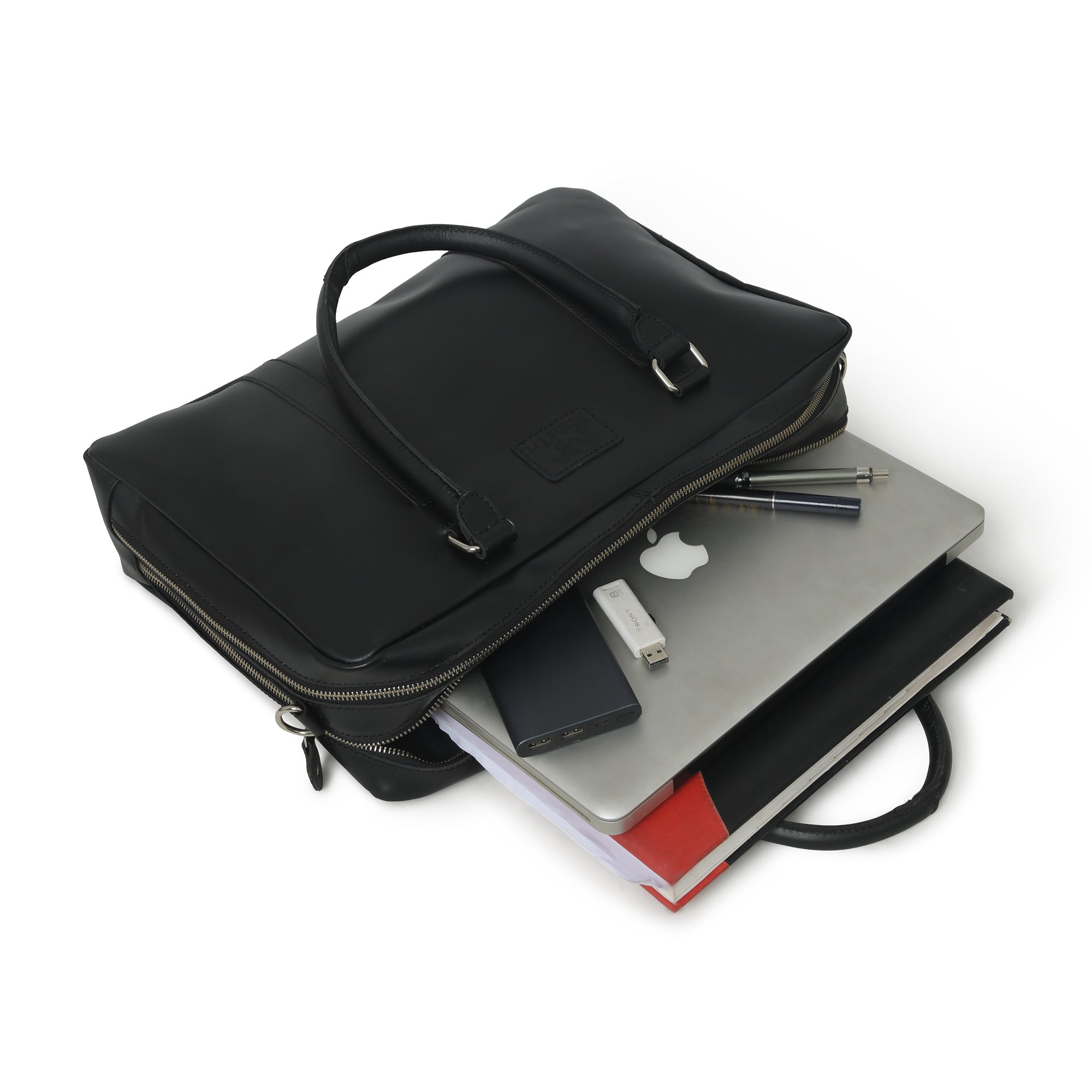 Dixon Buffalo Briefcase - Black thumbnail 8
