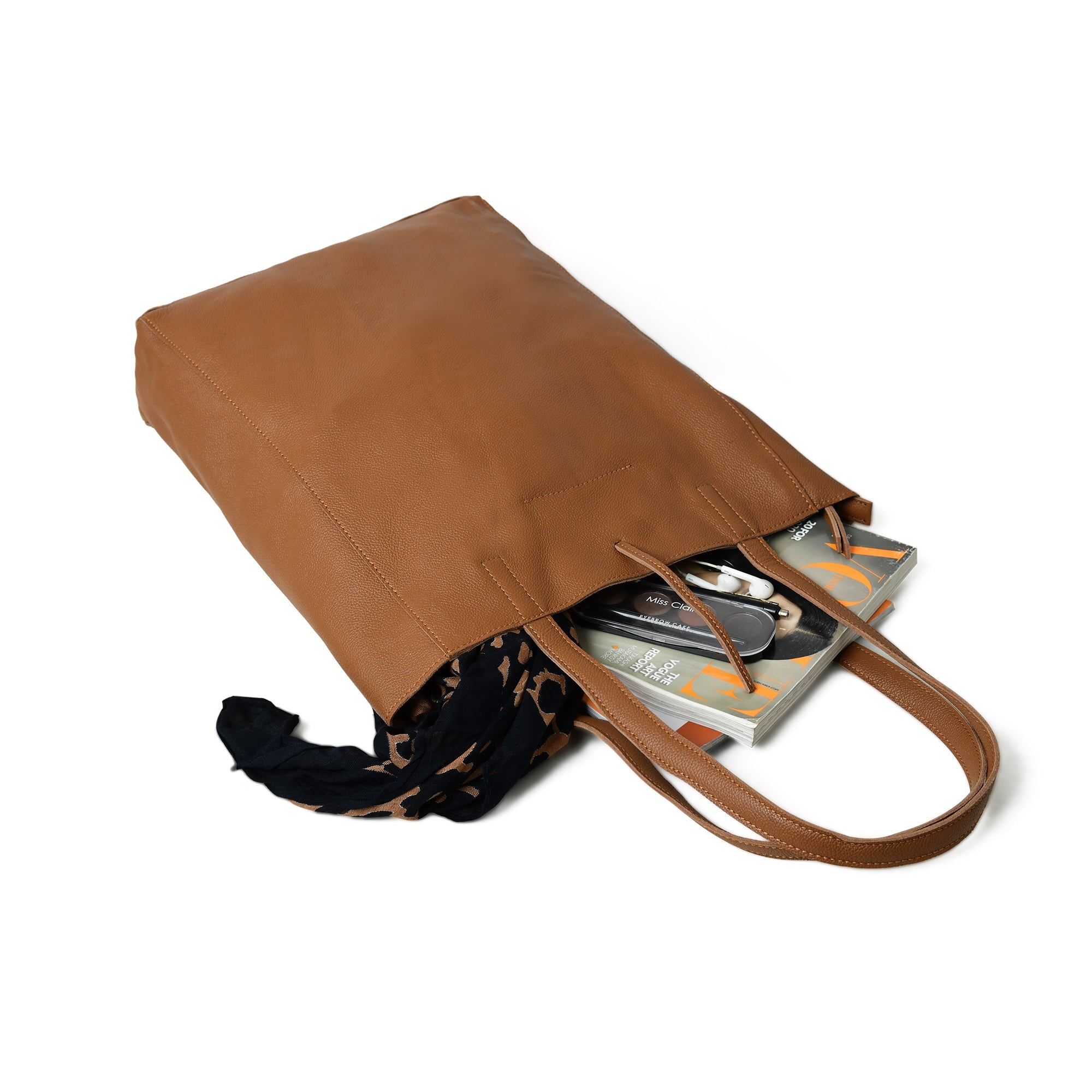 Café Chic Women's Leather Tote Bag thumbnail 8