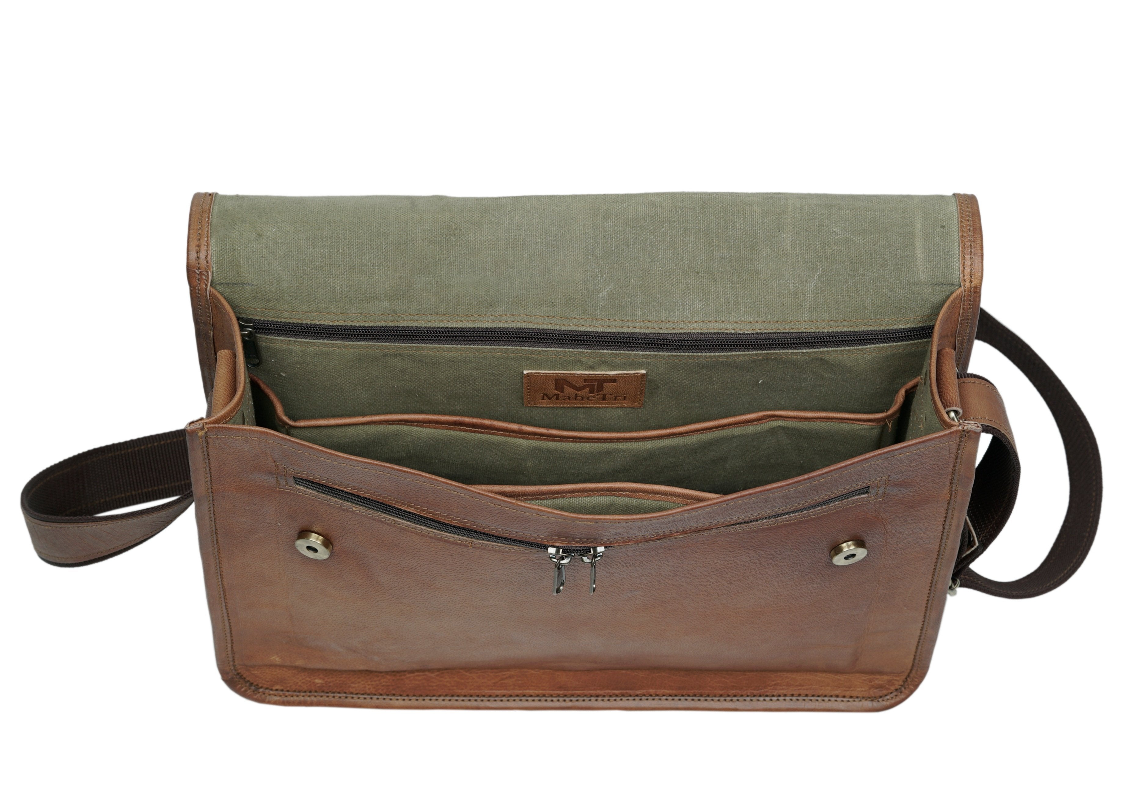 Cambridge Leather Satchel Bag thumbnail 14