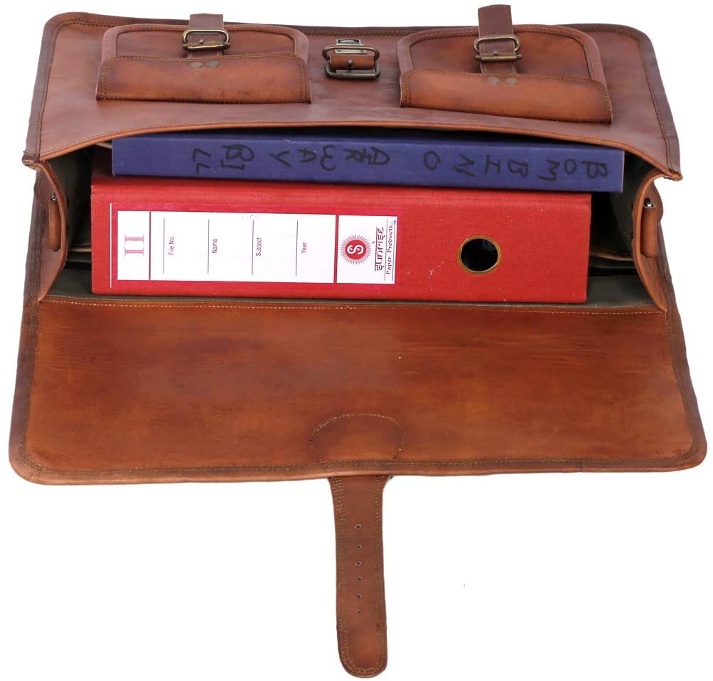 Cambridge Leather Briefcase thumbnail 4