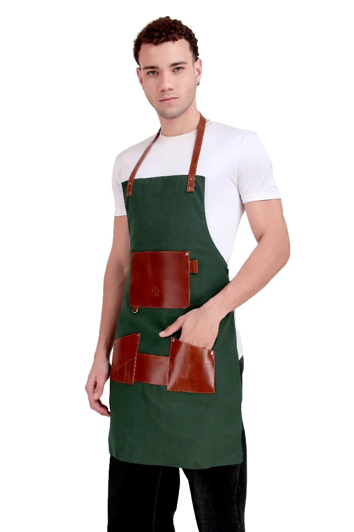 Canvas Leather Work Apron