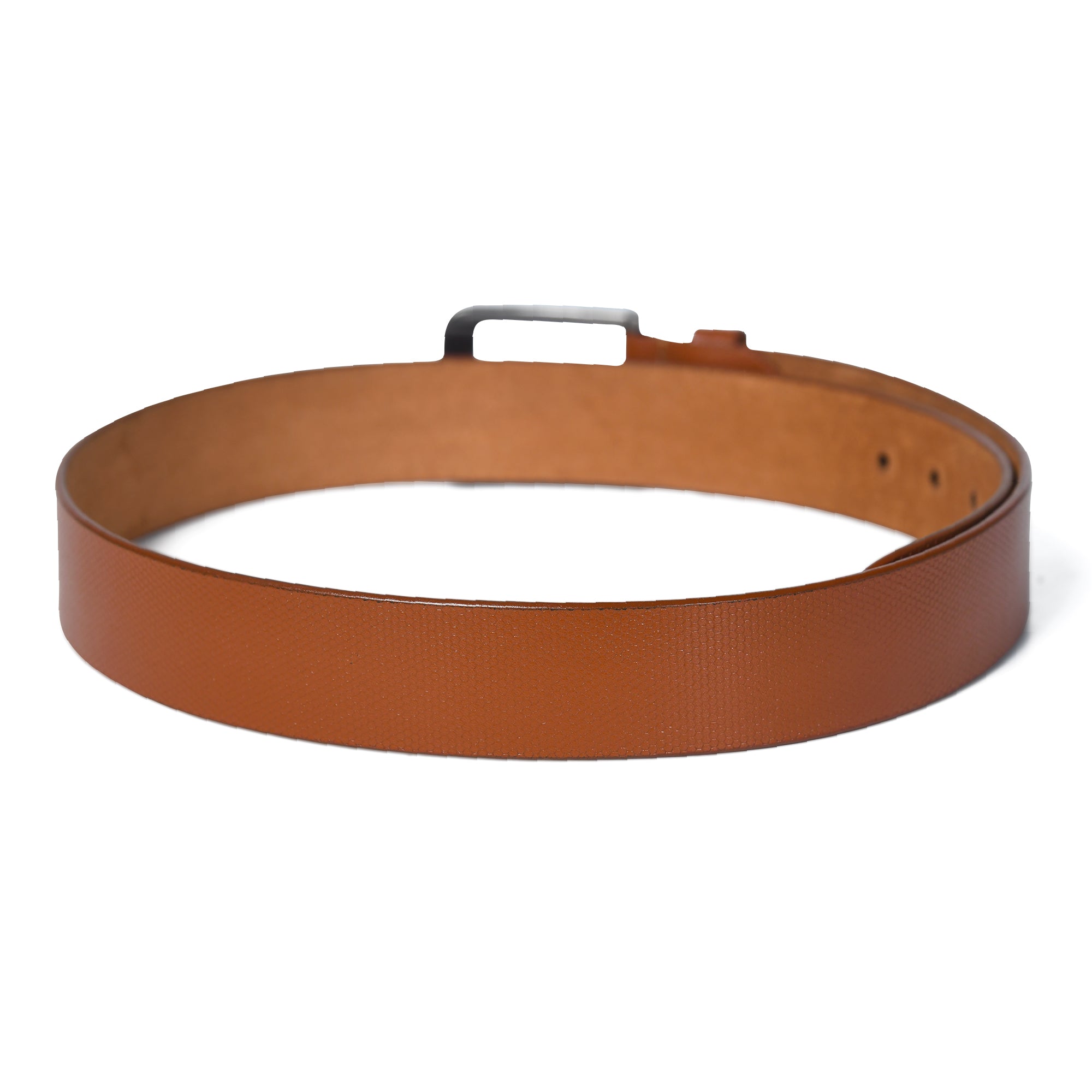 Casual Tan Genuine Leather Mens Belt thumbnail 5