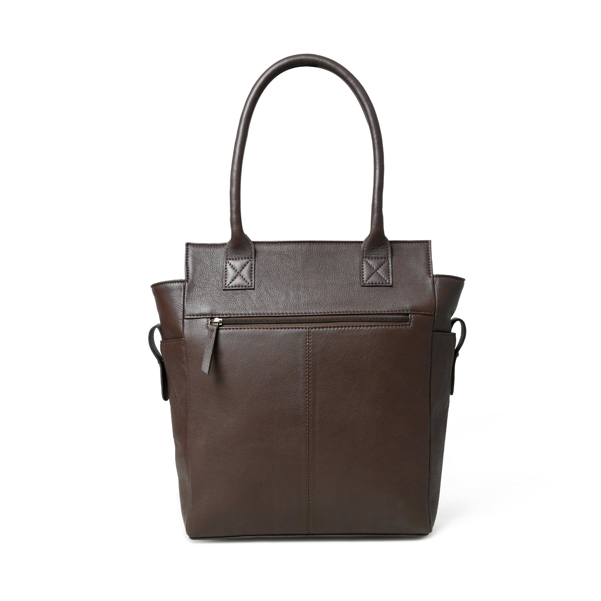 Chestnut Charm Brown Leather Tote thumbnail 8