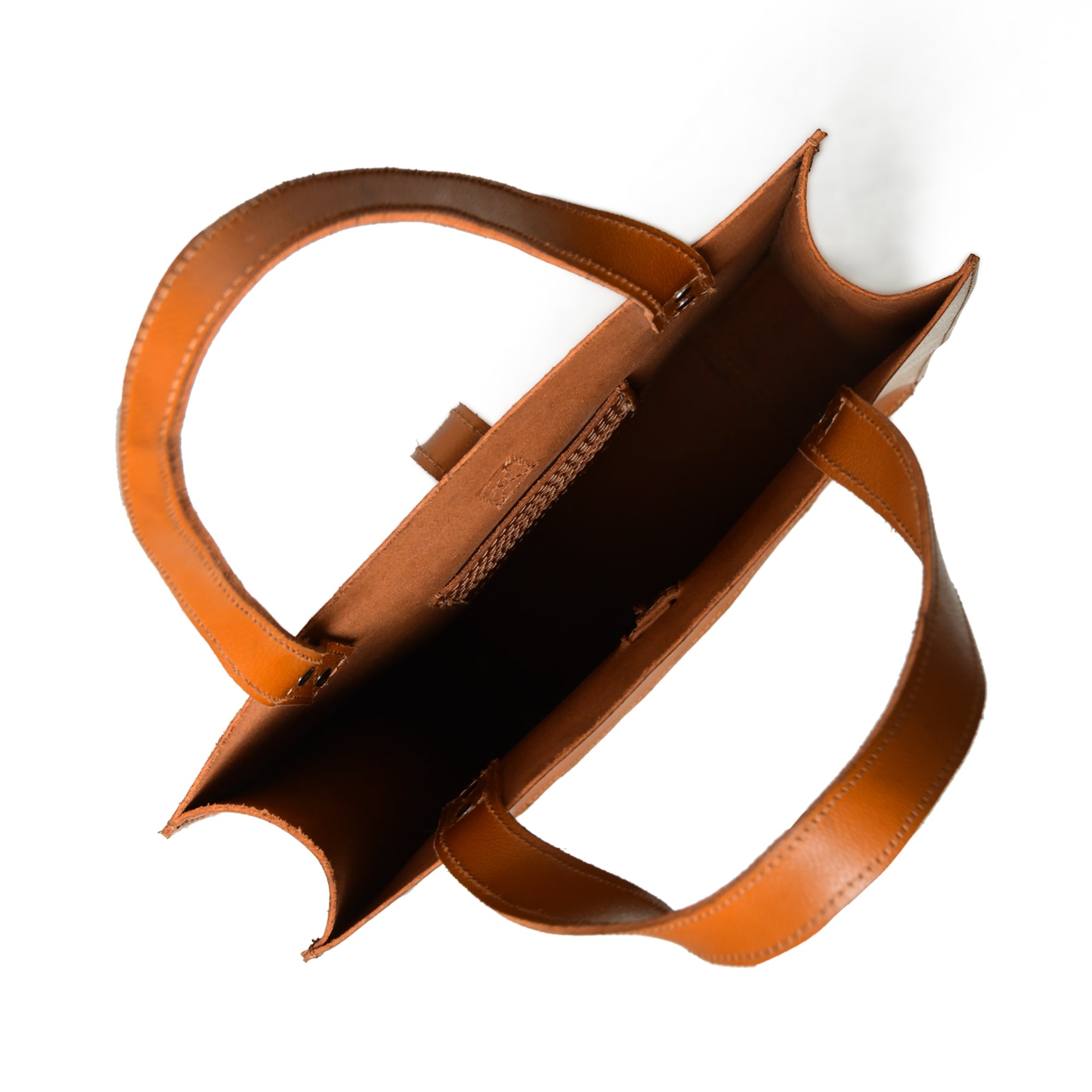 Chestnut Elegance Leather Tote thumbnail 4