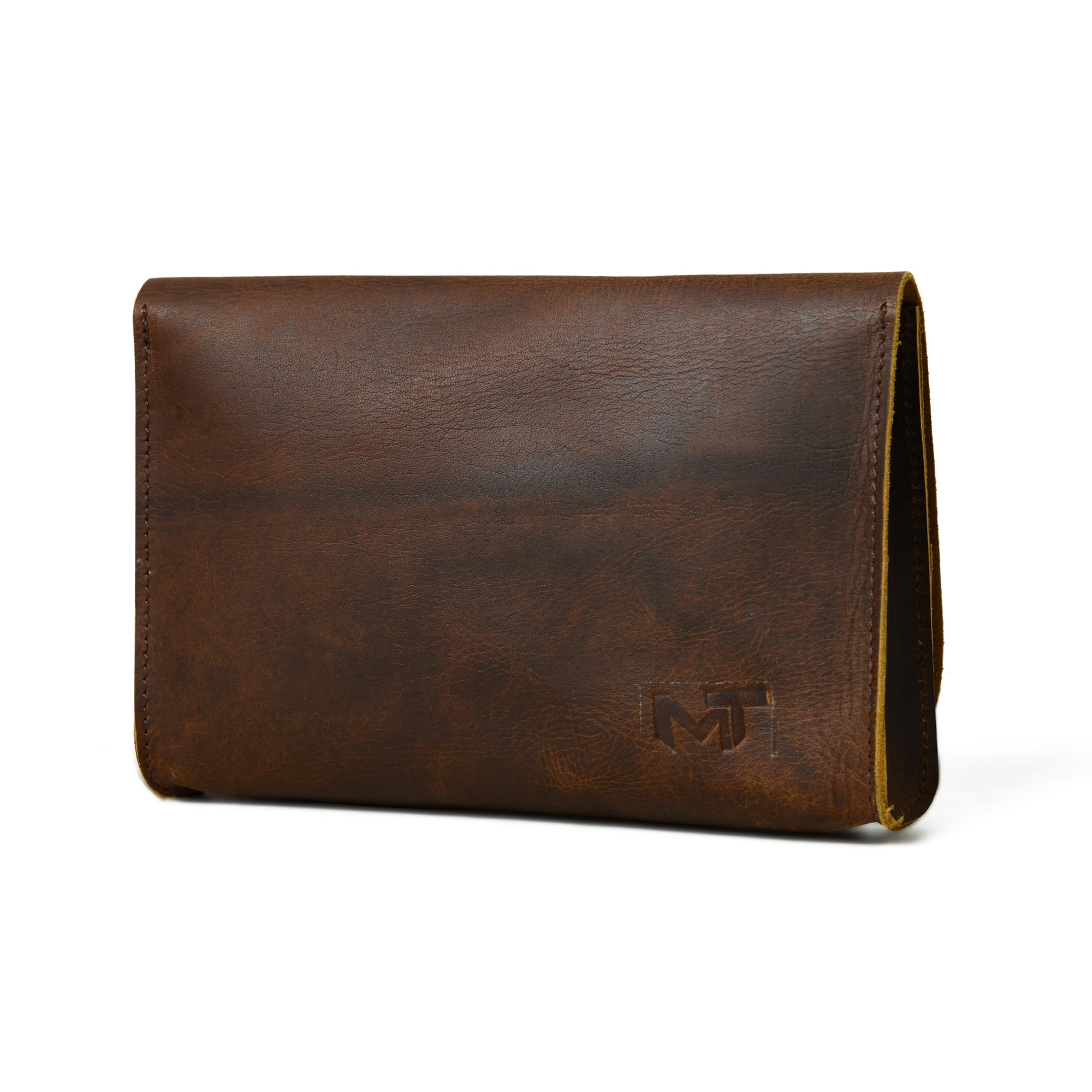 Chic Cocoa Leather Women's Clutch thumbnail 5