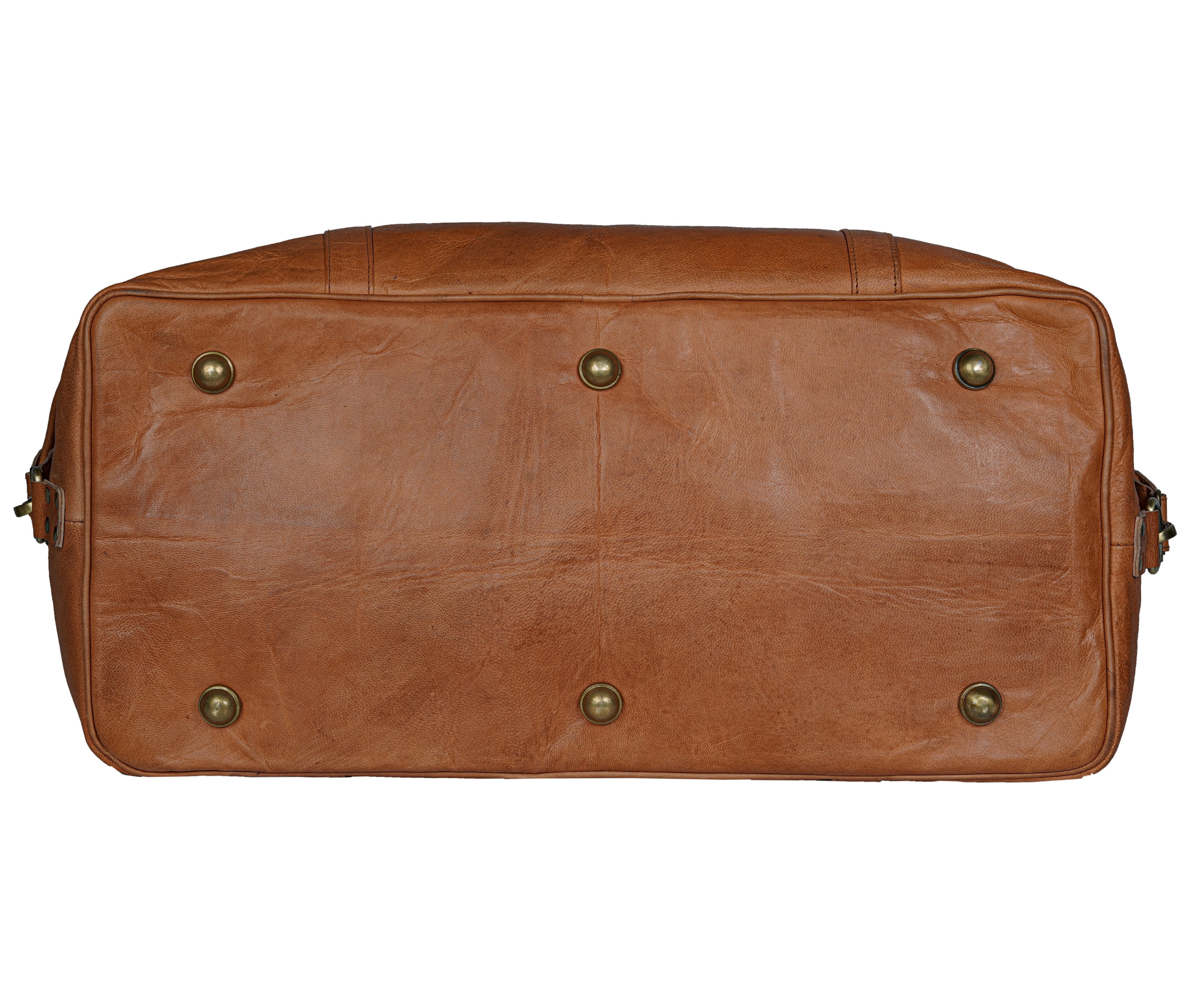 Chicago Leather Weekender Duffle Travel Bag thumbnail 6