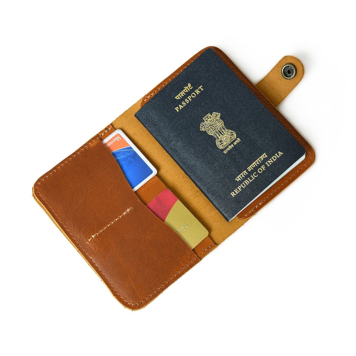 Chicvoyage Passport Sleeve - Tan Brown thumbnail 5