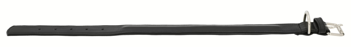 Classic Black Leather Dog Collar - Adjustable & Durable thumbnail 6