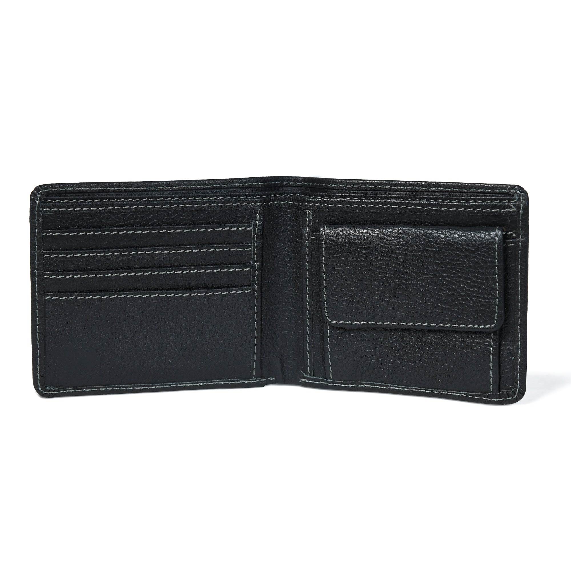 Classic Black Leather Wallet thumbnail 5
