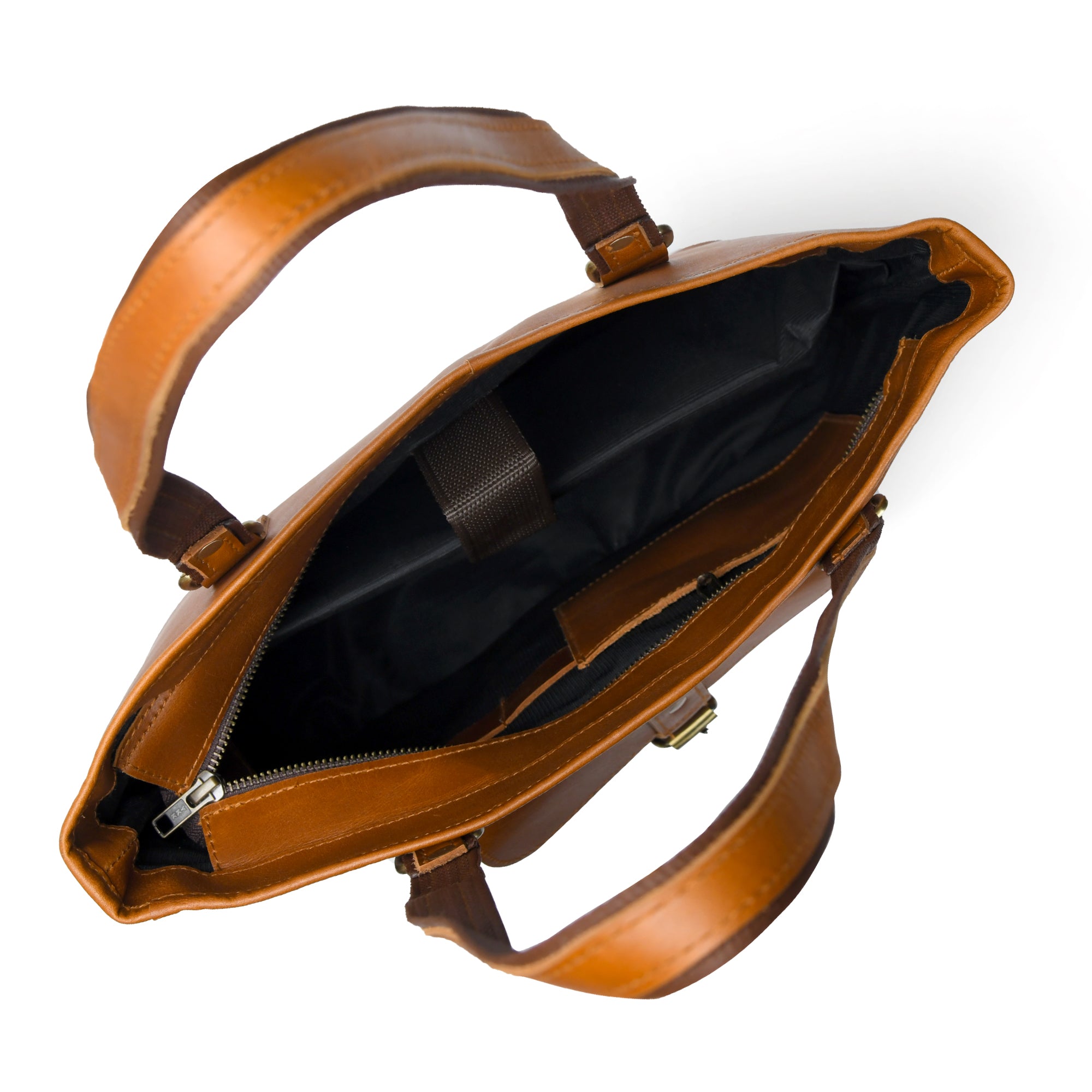 Classic Chic Genuine Leather Tote thumbnail 6