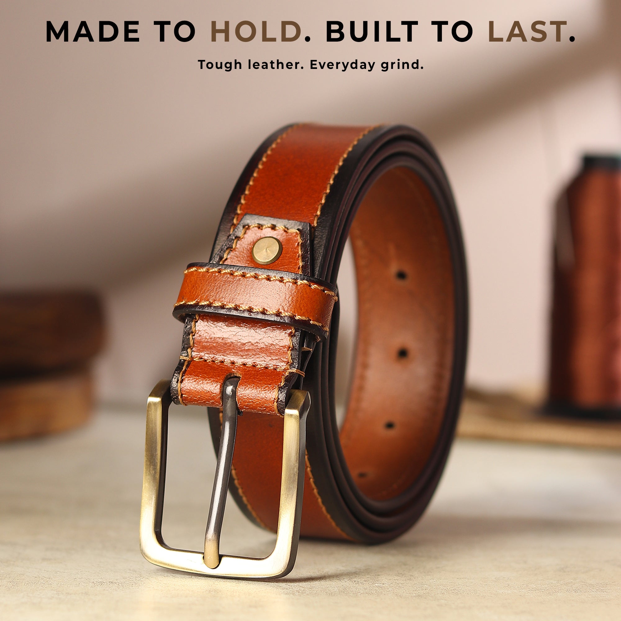 Classic Copper Slim Premium Belt thumbnail 36