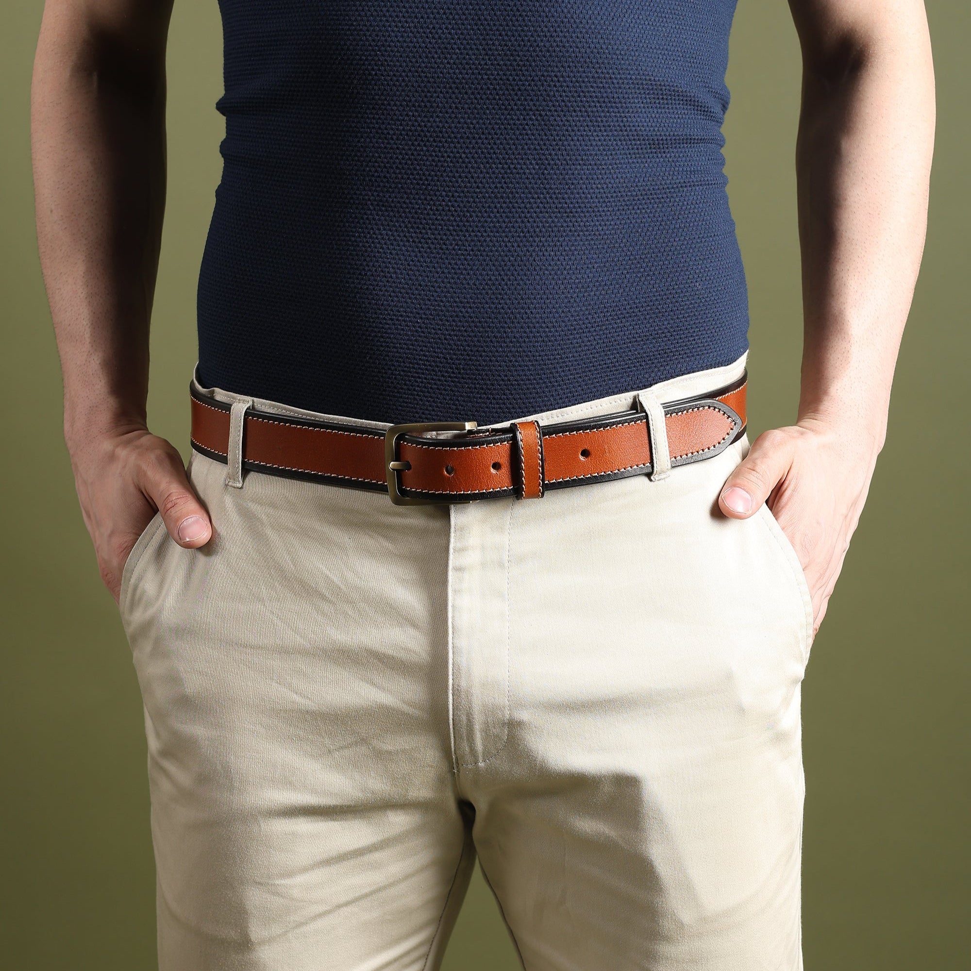 Classic Copper Slim Premium Belt thumbnail 70