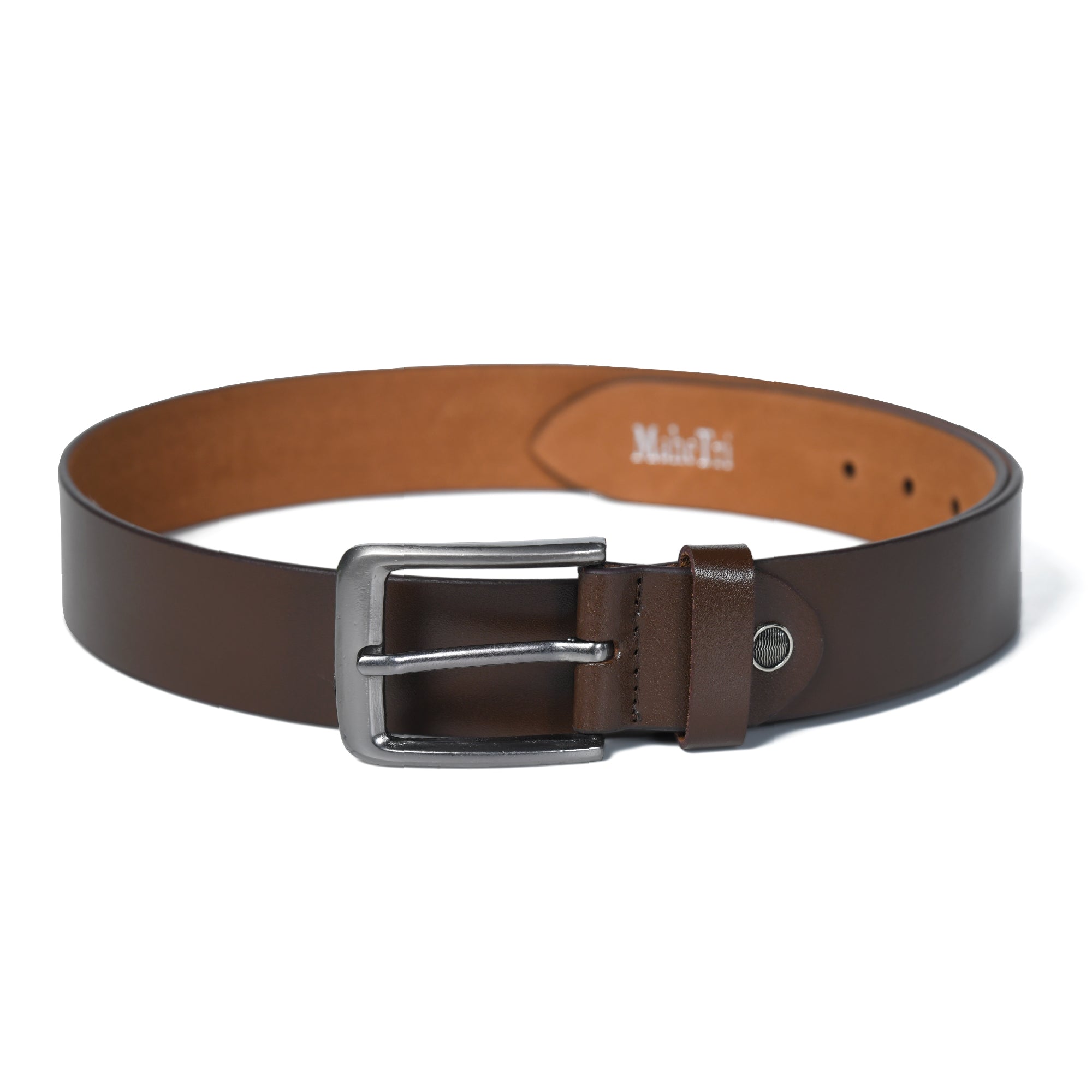 Classic Formal Brown Leather Belt thumbnail 14