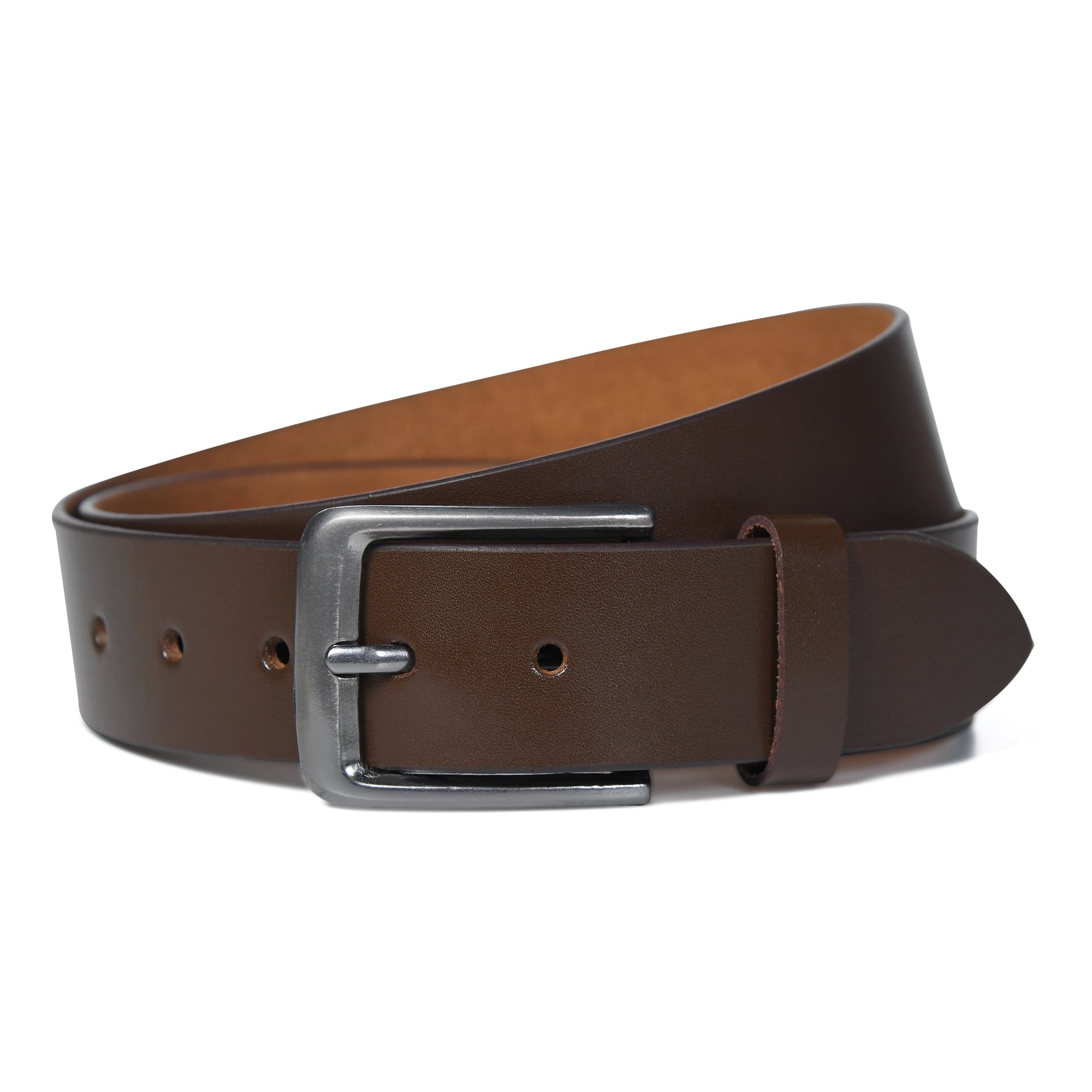 Classic Formal Brown Leather Belt thumbnail 23
