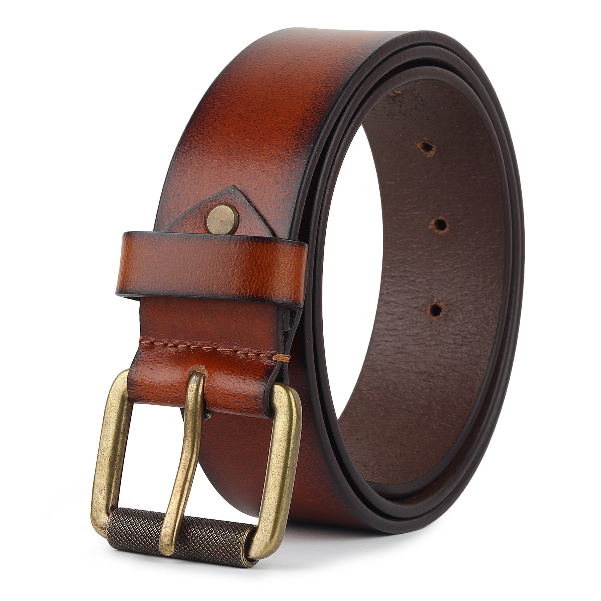 Classic Mocha Brown Leather Belt thumbnail 12