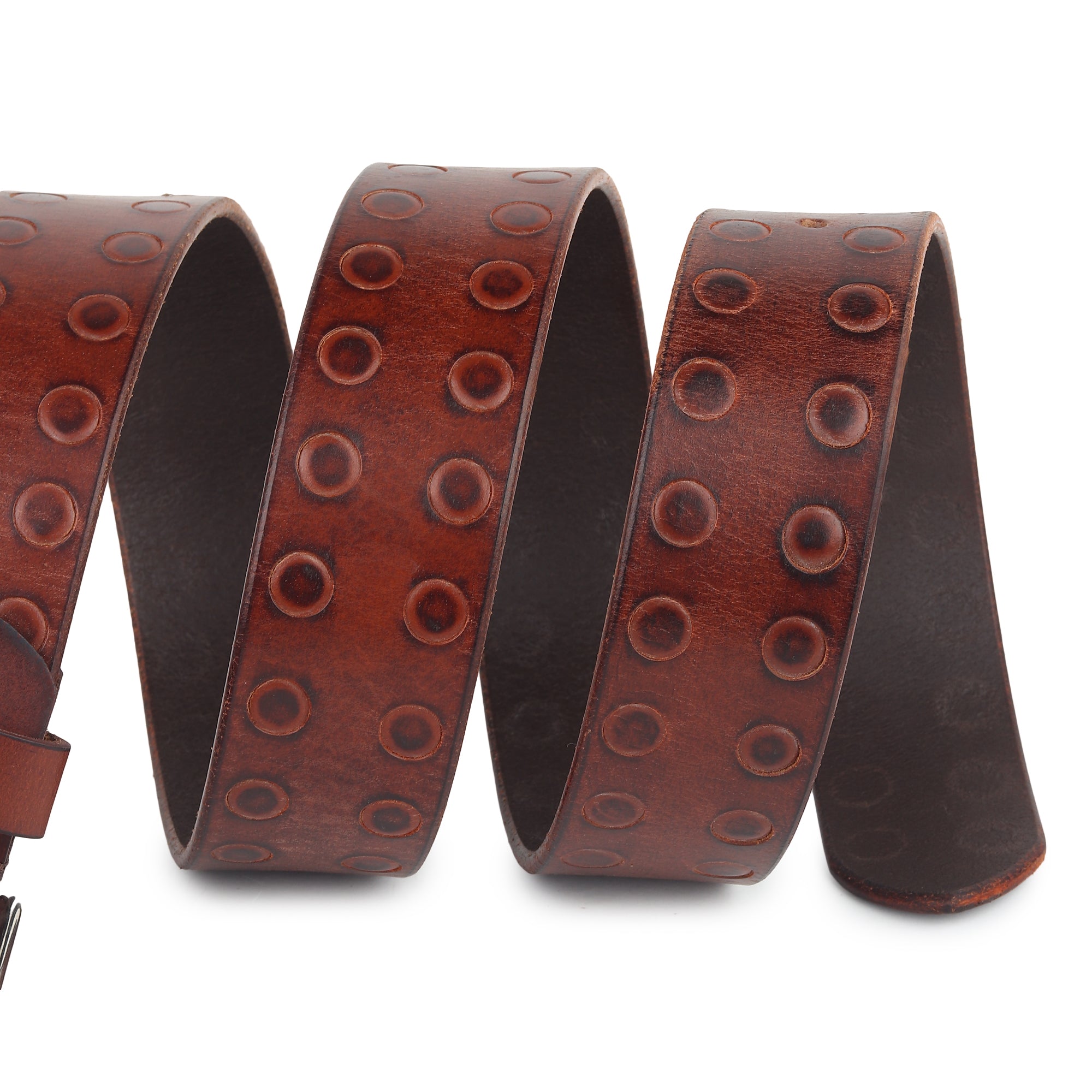 Classic Round Mens Leather Belt thumbnail 28