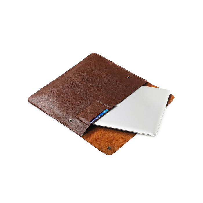 Cognac Brown - Ipad/Laptop Sleeve 14 Inch thumbnail 4
