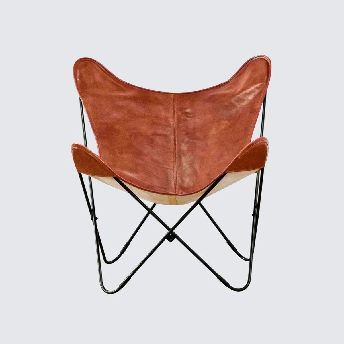 Cognac Vintage Butterfly Chair