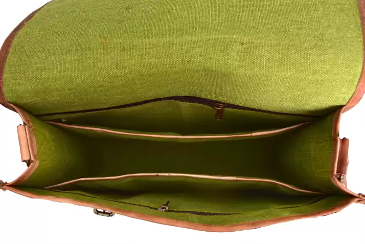 Handmade Leather Bag - IndiFash India thumbnail 7