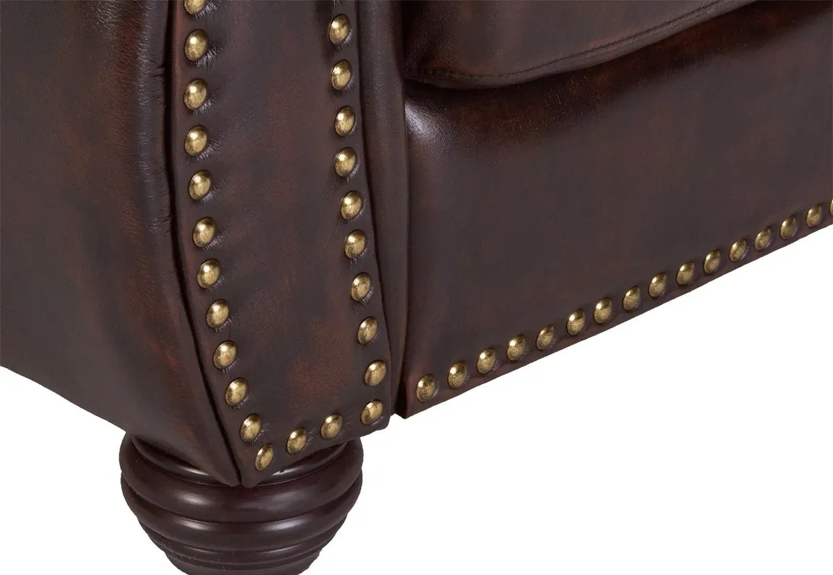 IndiFash 1 Seater Colonial Chesterfield Sofa thumbnail 2